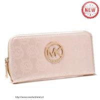 michael kors jet set continental logo groot roze portefeuilles Shop Almere 4kkr7468